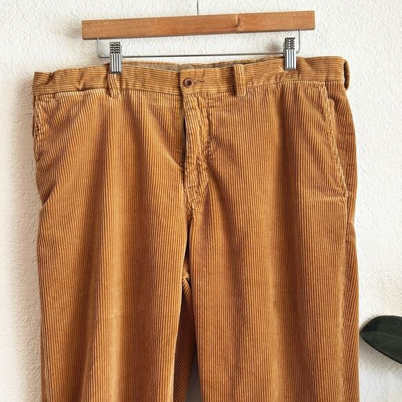 VTG 90s Polo Ralph Lauren Mens Wide Wale Corduroy Pants 38/30 Old Money Y2K - Picture 2 of 12